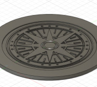 Compass Coaster 3D model