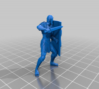 Roman Centurion Soldier 3D model