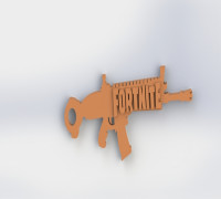 Fortnite Keychain 3D model