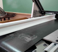 Rail for print belt printer 3D model