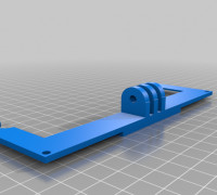 Fixed screen mount for custom Prusa i3 3D model