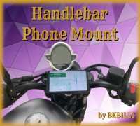 Handlebar Phone Mount 3D model