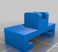 Magnetic raíl socket holder 3D model