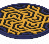 Geometric Coaster 3D model