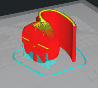 Bugaboo Donkey 5 Cup Holder Adapter 3D model