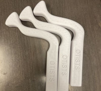 Wheelchair brake extender 3D model