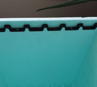 Polystyrene hive rack 6 frames 3D model