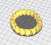 Articulated Chain Fidget Loop Bracelet 3D model