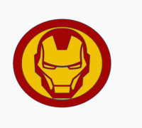 Iron Man Mug Coaster 3D model