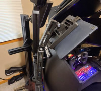 M6 Fat Boy Tablet Mount For Sim Rigs 3D model