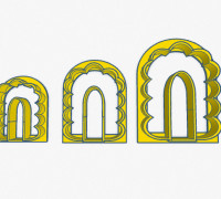 Clay Cutters Cloud Rainbows 3D model