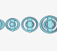Clay Cutter Donuts 3D model