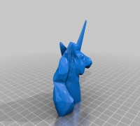 Unicorn Head 3D model