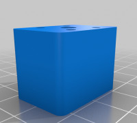 Anycubic Kossel RedLizard hotend mounting block 3D model
