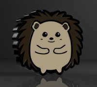 hedgehog lamp v2 3D model