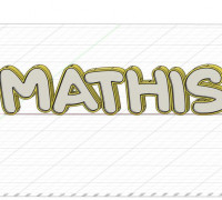 MATHIS LIGHTED NAME LAMP 3D model