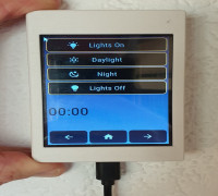 ILI9488 3.5" TFT Display + ESP32 Case for openHASP 3D model