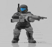 ODST Scions 28mm 3D model