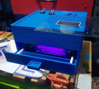 Polymer Stamp Box UV Lamp 3D model