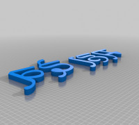 Mahadev Hindi Text 3D model