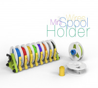Wires Spool Holder Mini 2  3D model