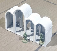 Soviet Bus Stop 2 easy print 3D model