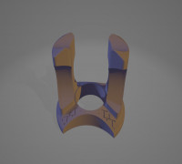 Lightsaber stand (robust) 3D model