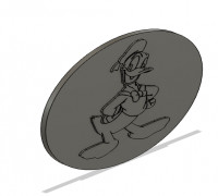 Donald duck Coaster  3D model