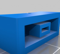 Slide potentiometer knob 3D model