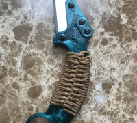 Karambit with utility blade 3D model