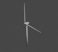 Wind turbine V1 3D model