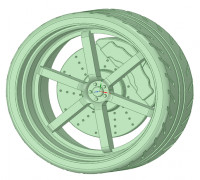 Rim Wheel D007 3D model