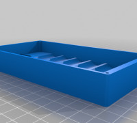 Power bank 6x18650 3D model