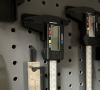 Digital Caliper Holder - EMBoyd Pegboard System 3D model
