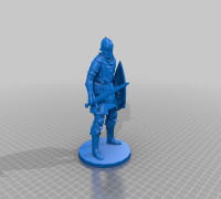 Medieval clone game piece for dnd 3D model