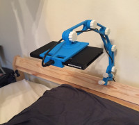 Fully Printed Nintendo Switch Headboard Mount 3D model