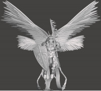 Angel Warrior 3D model