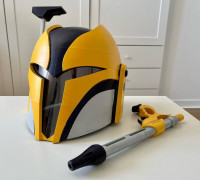 Ursa Wren Inspired Helmet - Small printer version 3D model