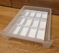 Modular Drawer Organizer Boxes (OpenSCAD) 3D model