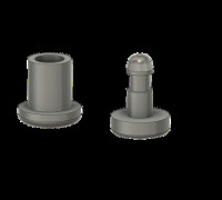 Mego Hulk Figure Replacement Joint 3D model