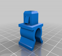 Rod bracket for hood 3D model