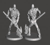 Supportless Orc Skelly 3D model