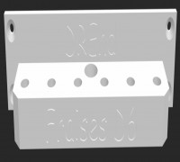 Support Fraises 6 3D model