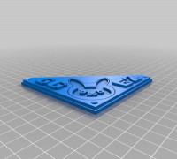 D.Va Overwatch Corner Badge 3D model