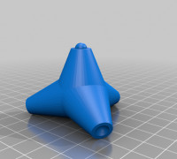 tetrapod pin 3D model