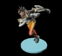 tracer overwatch 3D model