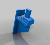 Ryobi 18V tool Holders Vertical Options 3D model