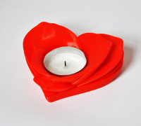 Romantic Tealight Holder 3D model