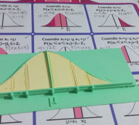 Area under Normal Curve 3D model