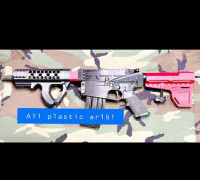 ALL PLASTIC AR15 3D model